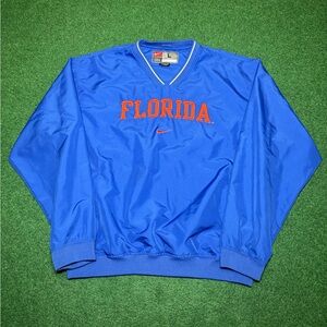 Vintage 90s Y2K Florida Gators Nike Pullover Jacket, Windbreaker College (Large)